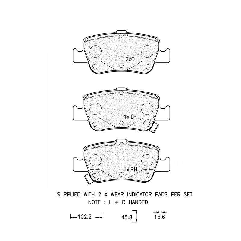 Brake Pad Set - Ate958 (Ate)