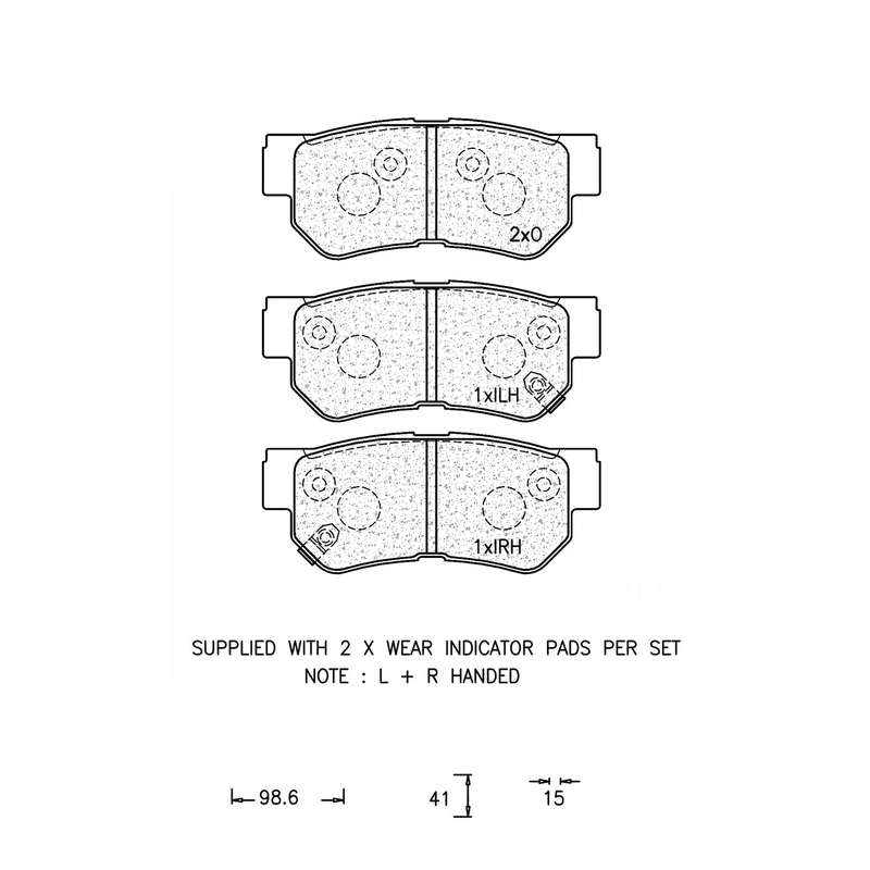 Brake Pad Set - Ate961 (Ate)
