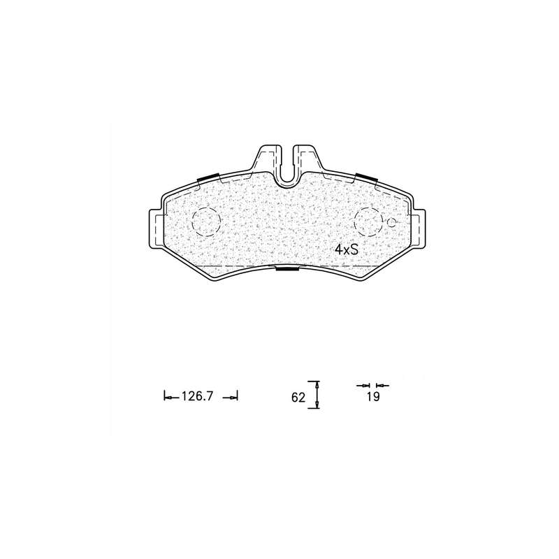 Brake Pad Set - Ate972 (Ate)