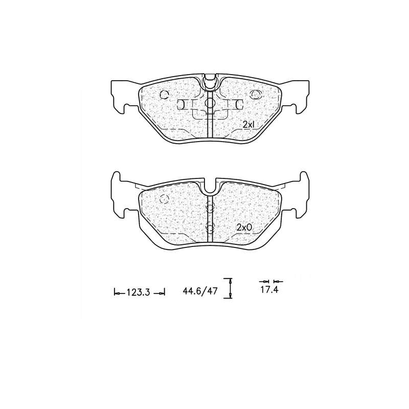 Brake Pad Set - Ate988 (Ate)