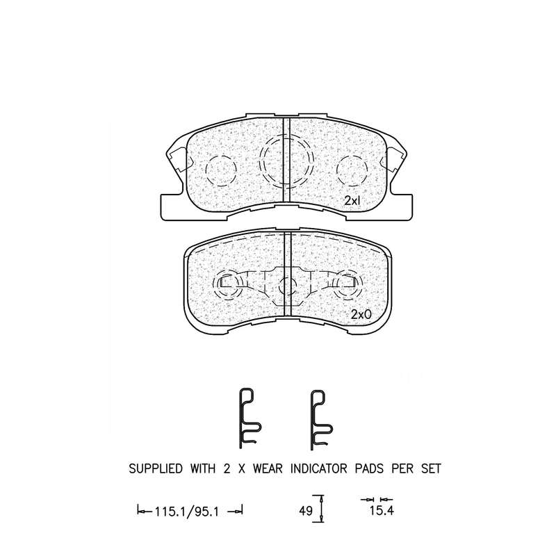 Brake Pad Set - Ate993 (Ate)