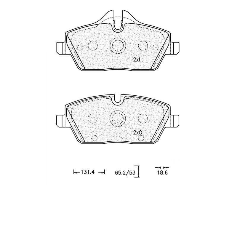 Brake Pad Set - Ate997 (Ate)