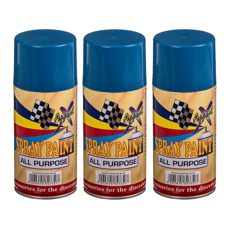 Spray Paint Diamond Blue (250ml x 3)