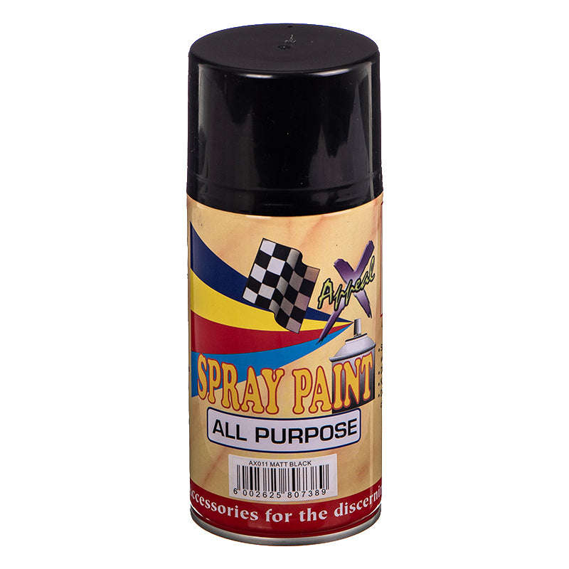 Spray Paint Matt Black 250G - Ax011 (X-Appeal)