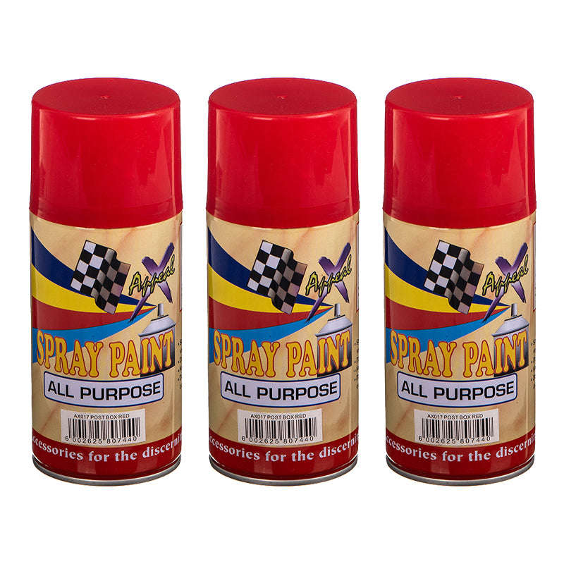 Spray Paint Post Box Red (250ml x 3)