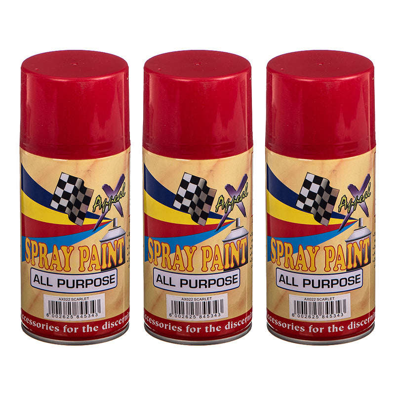 Spray Paint Scarlet (250ml x 3)