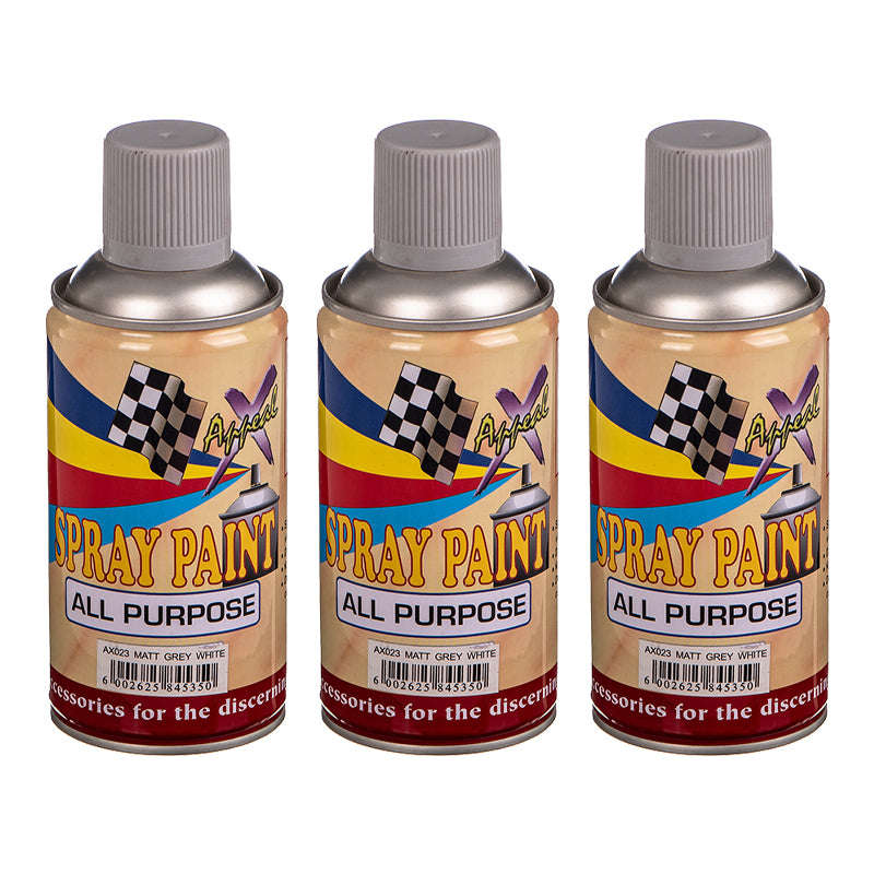 Spray Paint Matt Light Grey (250ml x 3)