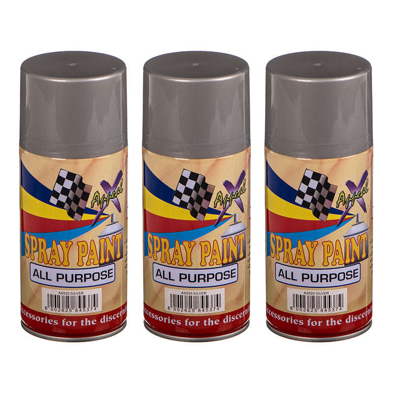 Spray Paint Silver (250ml x 3)