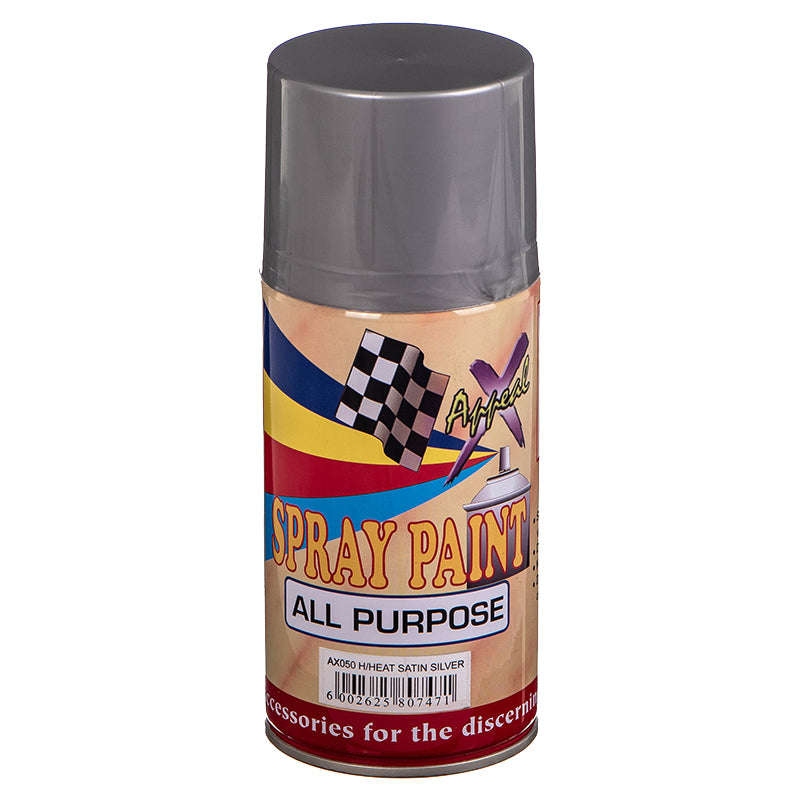Spray Paint H/Heat Satin Silver - Ax050 (X-Appeal)