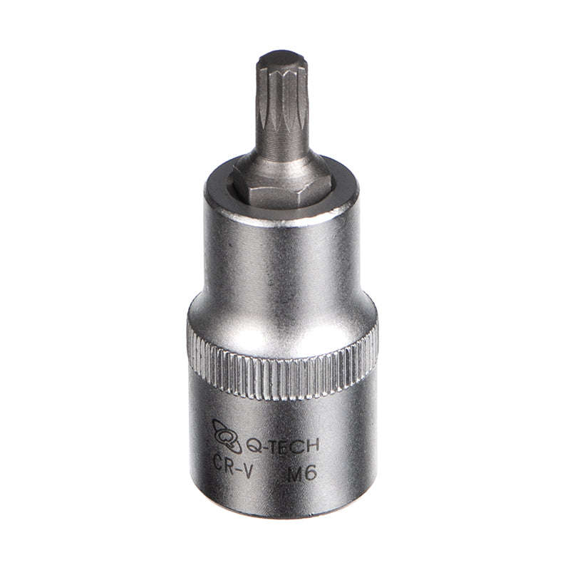 Q-Tech Spline Bit Socket M6