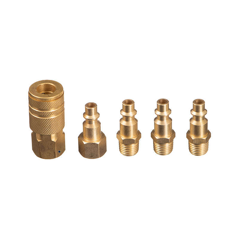 5 Pce Brass Quick Coupler Set - Bqc5