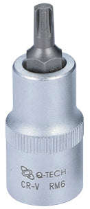 Q-Tech Ribe Bit Socket 6mm