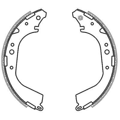 Brake Shoes - Quantum, Hi-Lux, Nissan Hardbody