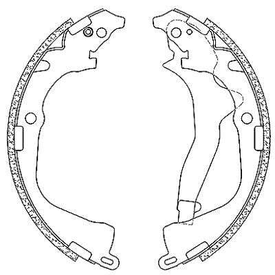 Brake Shoes - Toyota Quantum 2015>