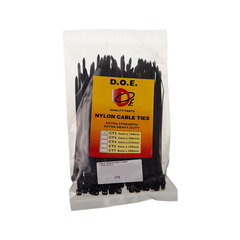 Cable Tie 4Mmx140Mm 100 P/Box - Ct2
