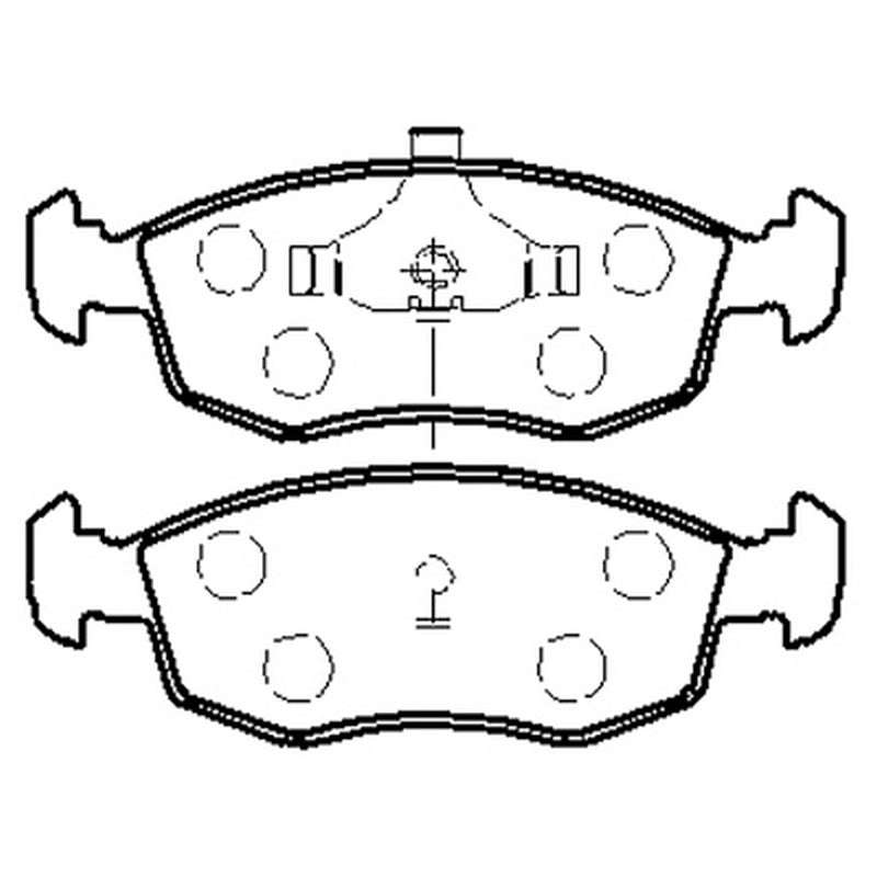Brake Pad Set - D3015 (Uni Brake)