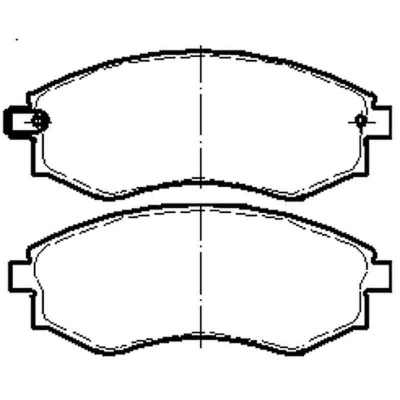 Brake Pad Set - D3087 (Uni Brake)