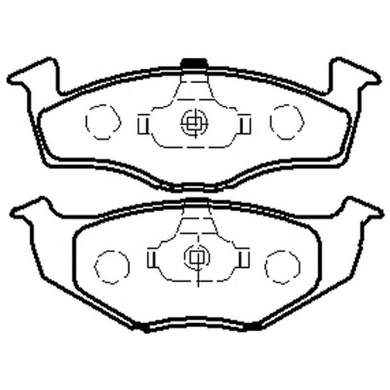 Brake Pad Set - D3106 (Uni Brake)