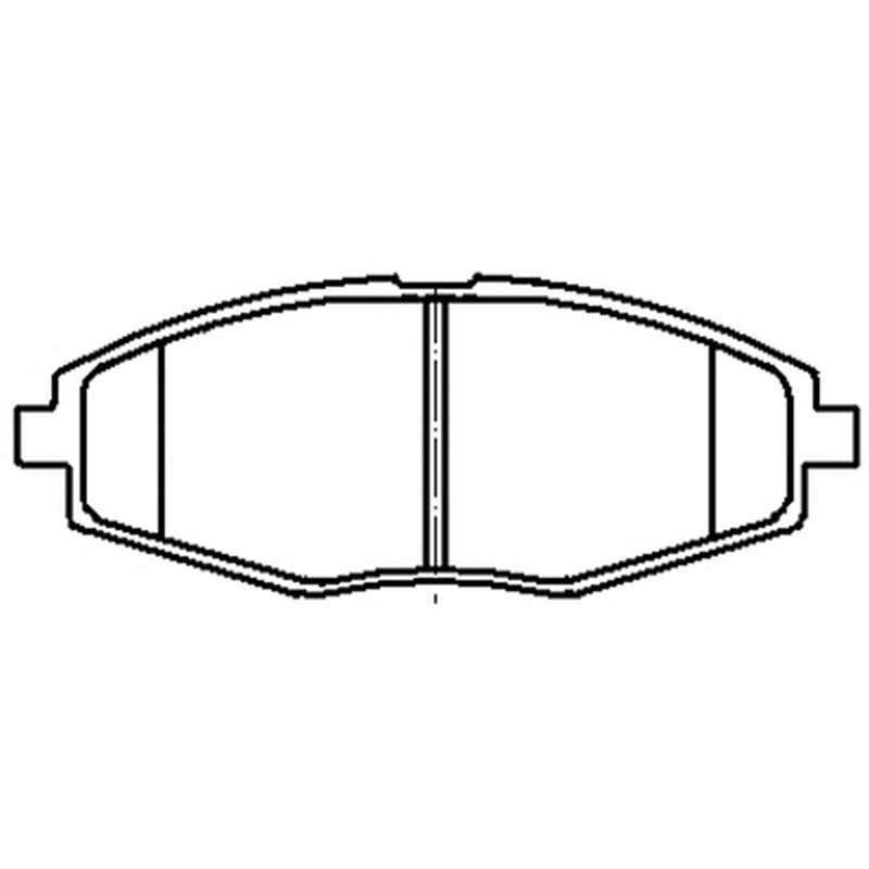 Brake Pad Set - D3198 (Uni Brake)