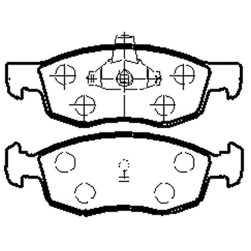 Brake Pad Set - D3209 (Uni Brake)
