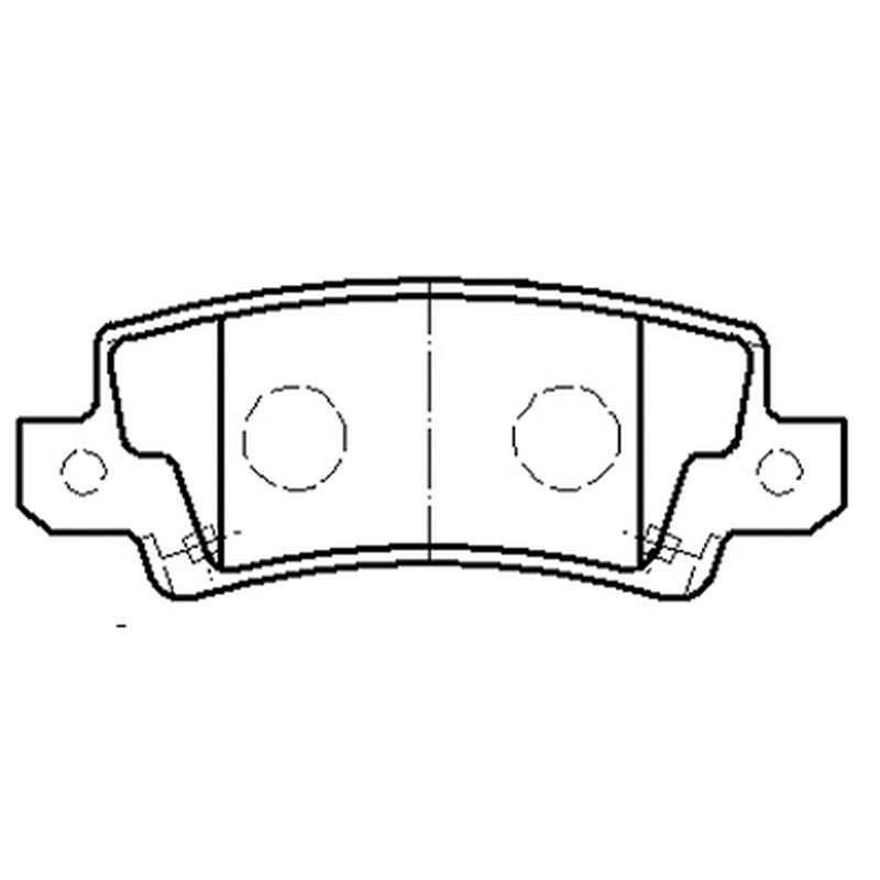Brake Pad Set - D3374 (Uni Brake)