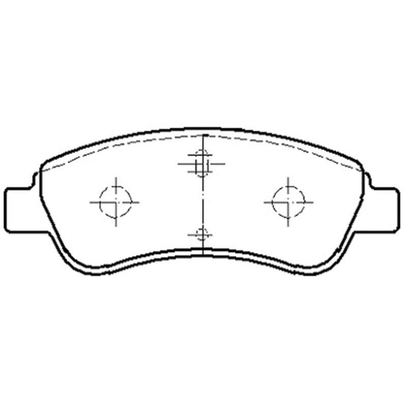 Brake Pad Set - D3444 (Uni Brake)