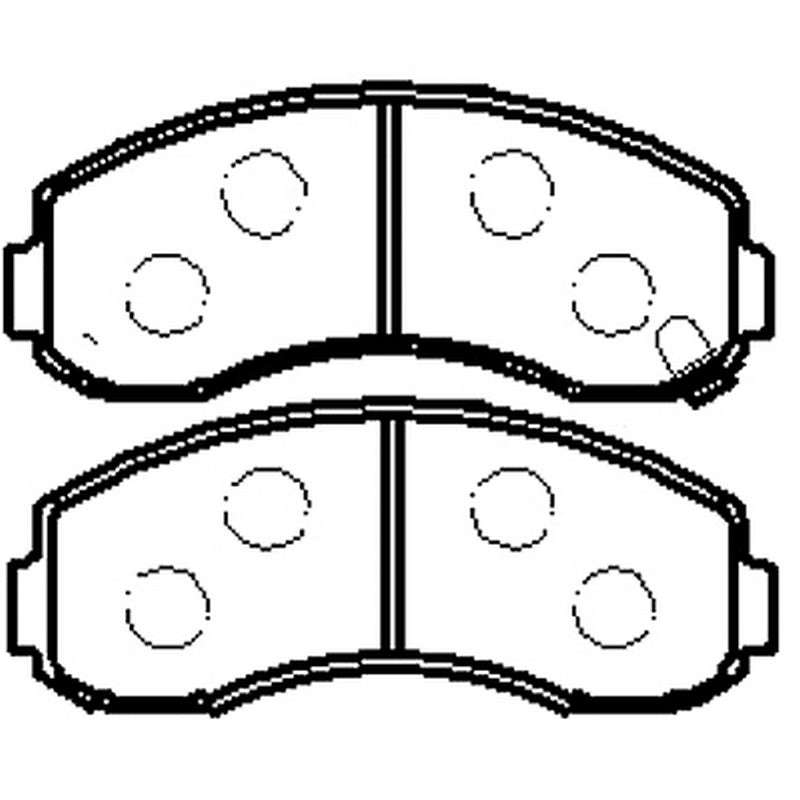 Brake Pad Set - D3479 (Uni Brake)