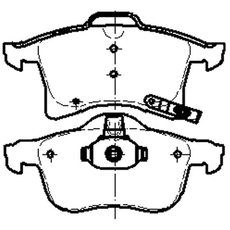 Brake Pad Set - D3484 (Uni Brake)