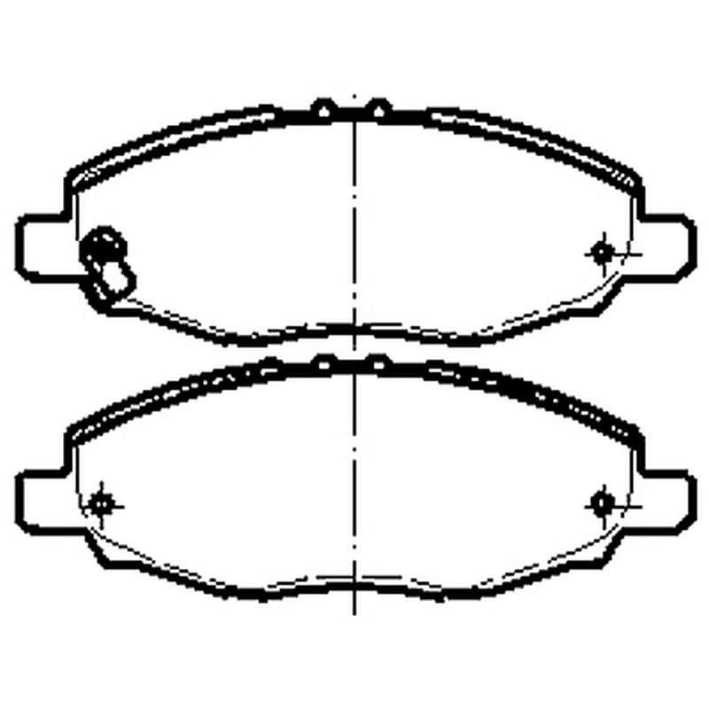 Rhyno Disc Brake Pads Front: Toyota Hilux - D3523 (Rhyno)