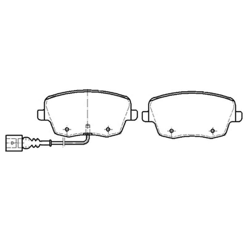 Brake Pad Set - D3566 (Uni Brake)