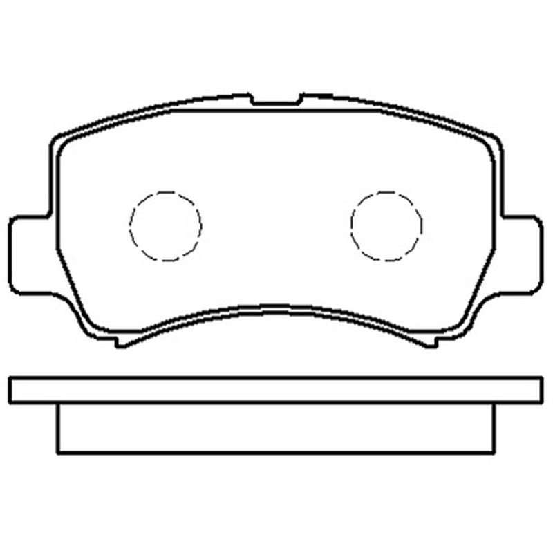 Brake Pad Set - D3579 (Uni Brake)