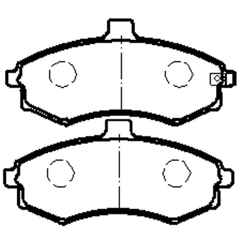 Brake Pad Set - D3689 (Uni Brake)