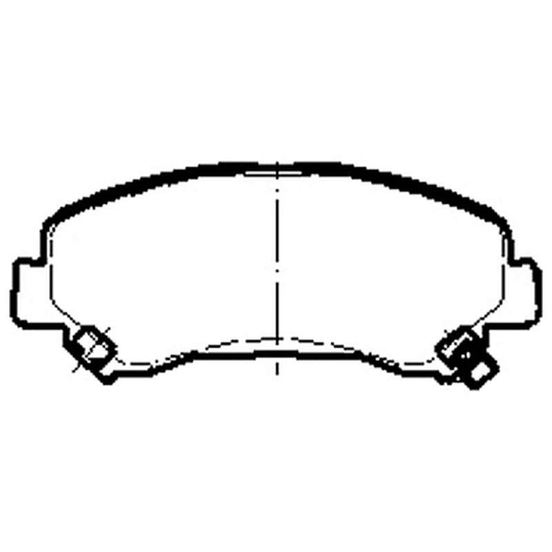 Brake Pad Set - D3700 (Uni Brake)