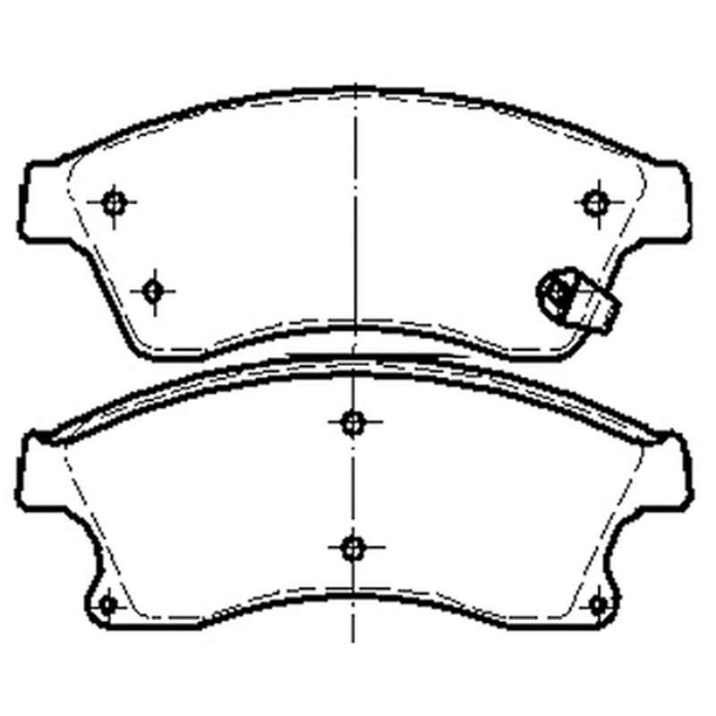 Brake Pad Set - D3779 (Uni Brake)
