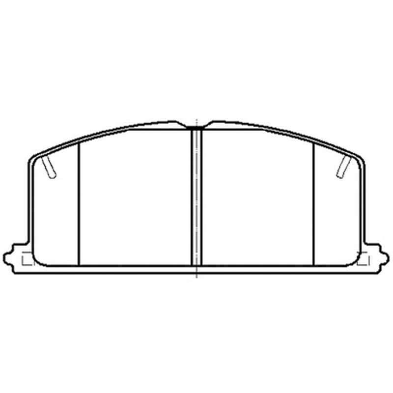 Brake Pad Set - D964 (Uni Brake)