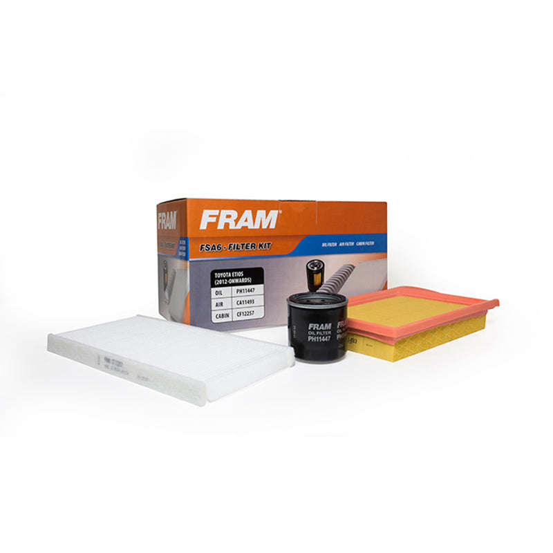 FRAM Filter Kit - Toyota Etios, Year: 2012 on
