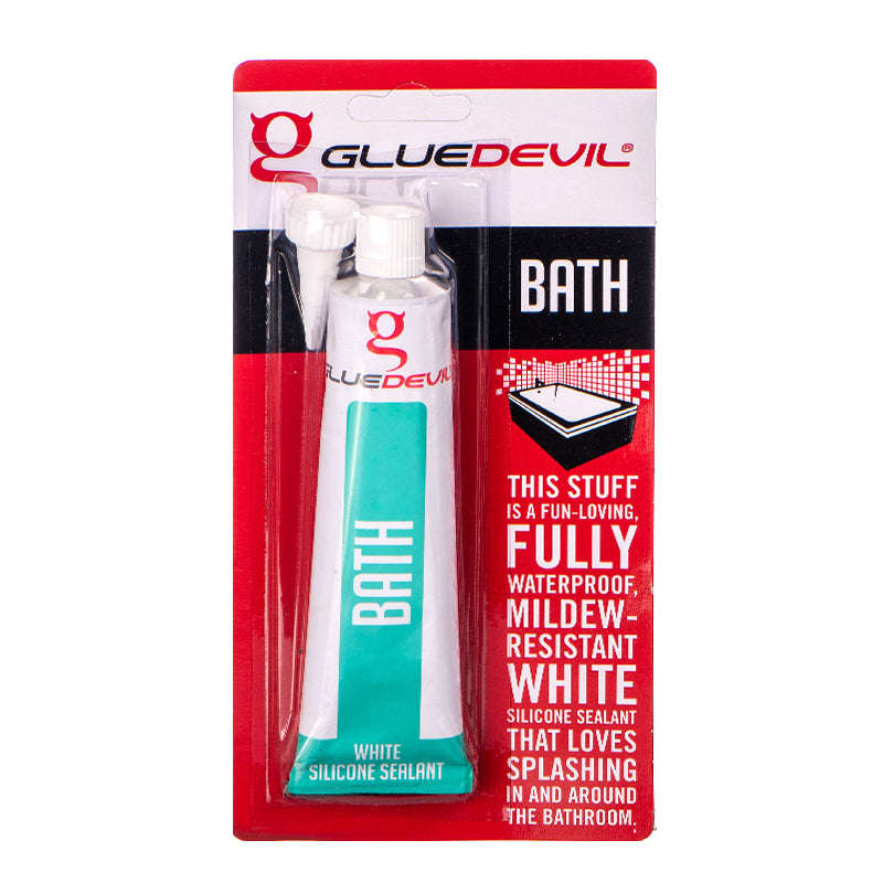 Glue Devil Bath White Silicone