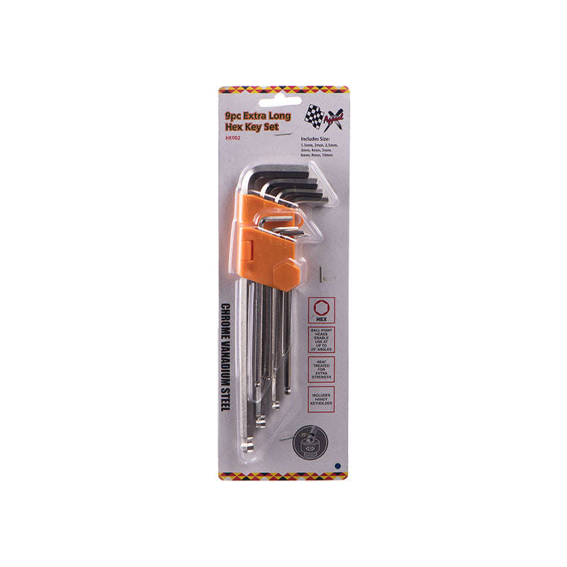9Pc Ball Point Allen Key Set - Hk002 (X-Appeal)