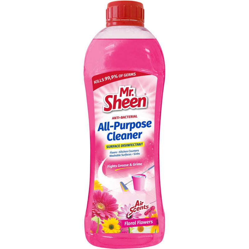 Mr Sheen Anti-Bacterial Floor & All Purpose Cleaner Floral Flowers 1Lt