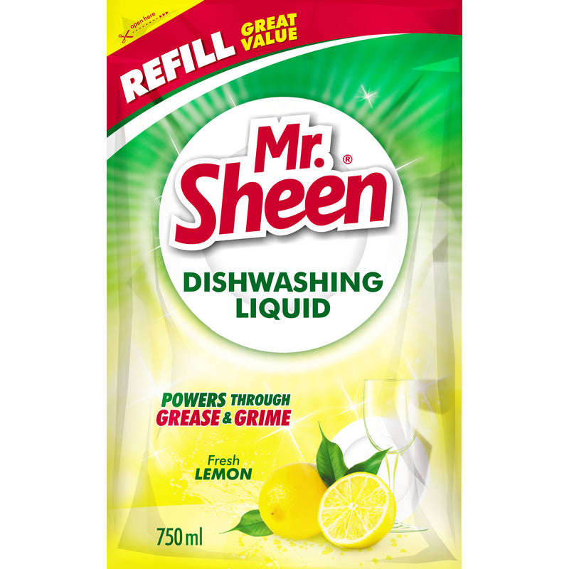 Mr Sheen Dishwashing Liquid - Refill Doy-750Ml