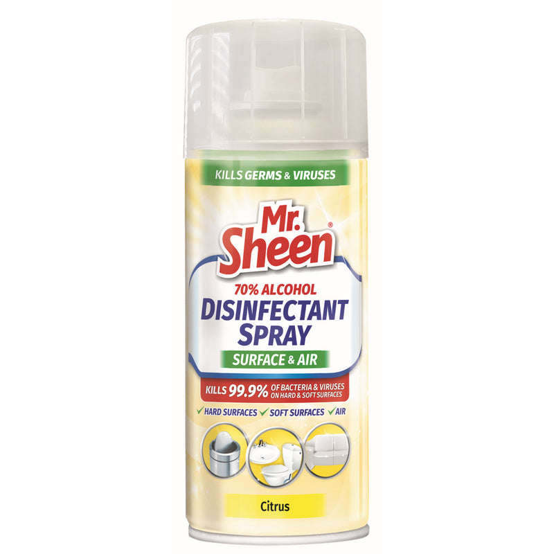Mr Sheen Disinfectant Spray Surface & Air Citrus 500Ml