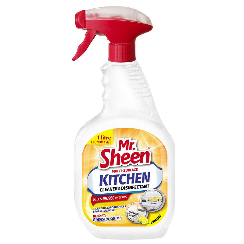 Mr Sheen Multisurface Kitchen Cleaner & Disinfectant 1Lt
