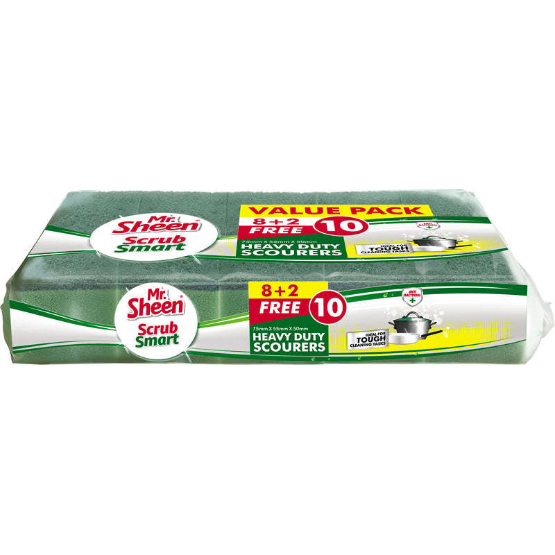 Mr Sheen Srub Smart Scourer (8+2)-10 Pack