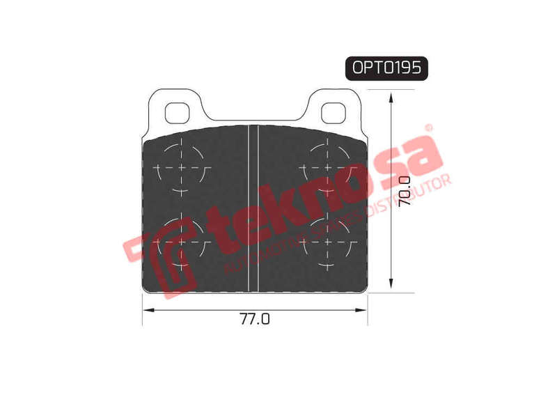 BRAKE PADS - OPT0195 (OPTIMA)
