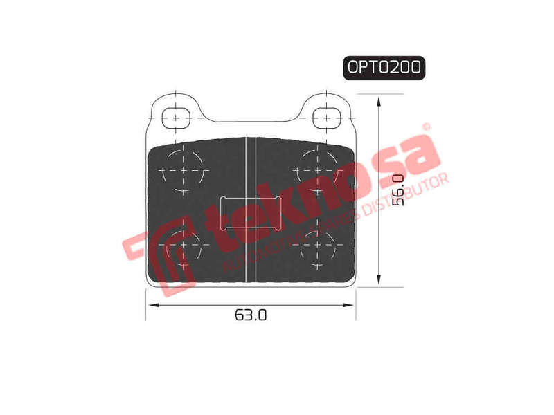 BRAKE PADS - OPT0200 (OPTIMA)