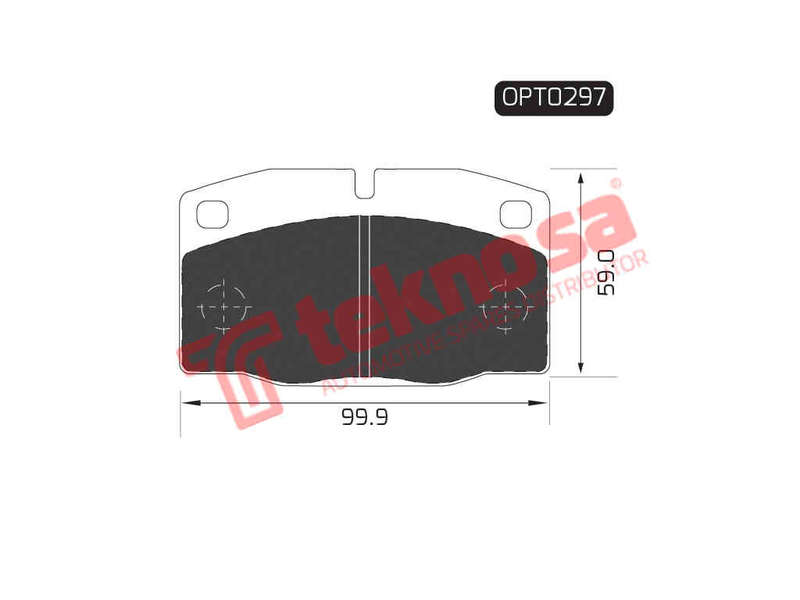 BRAKE PADS - OPT0297 (OPTIMA)