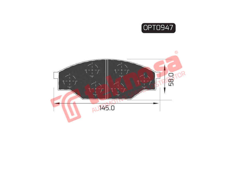 BRAKE PADS - OPT0947 (OPTIMA)