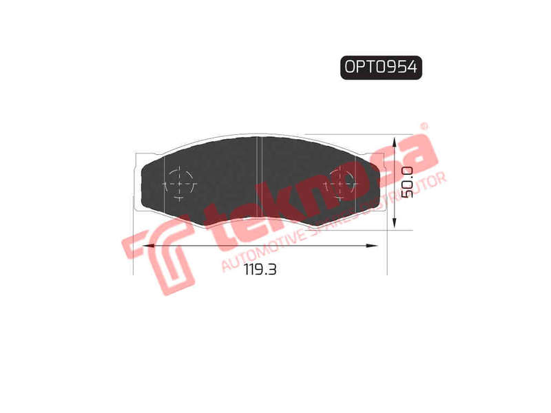 BRAKE PADS - OPT0954 (OPTIMA)