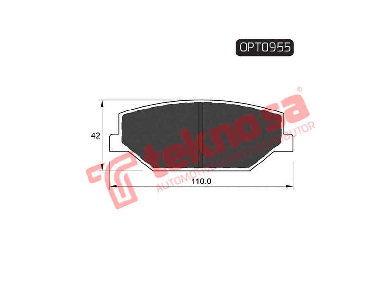 BRAKE PADS - OPT0955 (OPTIMA)