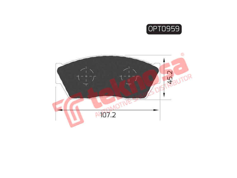 BRAKE PADS - OPT0959 (OPTIMA)